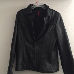 Leather jacket