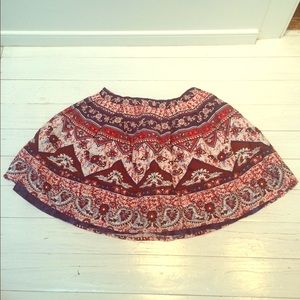 Forever 21 Paisley Skirt