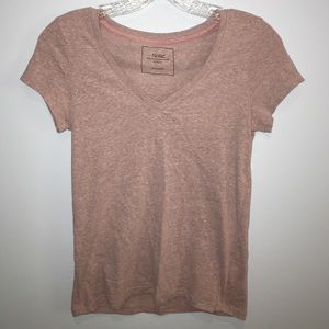basic grey vneck