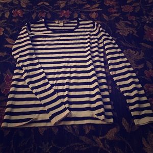 Black and White Striped Sweater