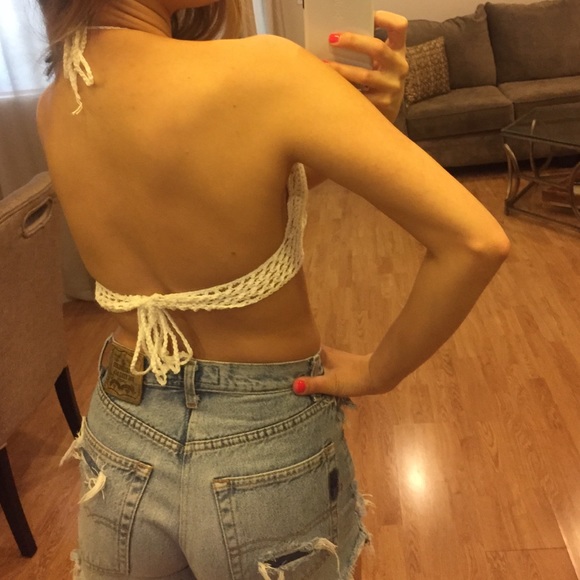 ❣️NEW White Crochet Bralette - Picture 3 of 3