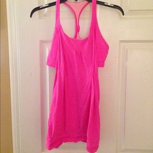 Size 10 pink lululemon tank