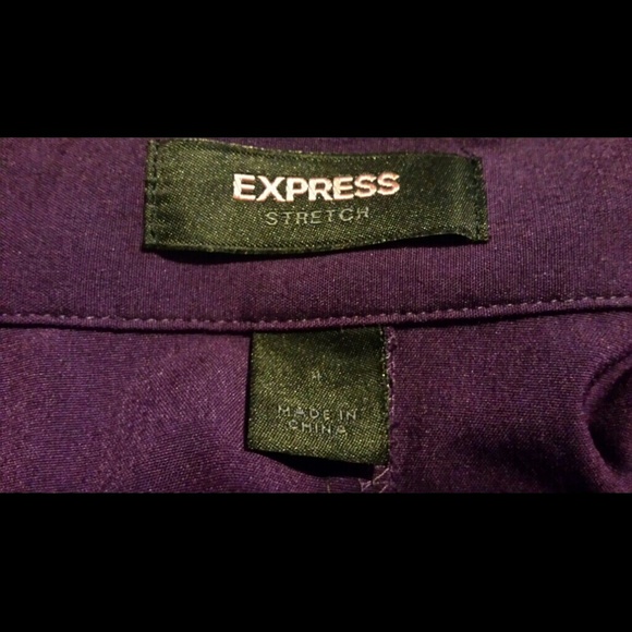 Express button down fitted shirt with stretch - Picture 2 of 2