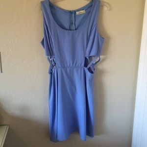 Solemio baby blue dress