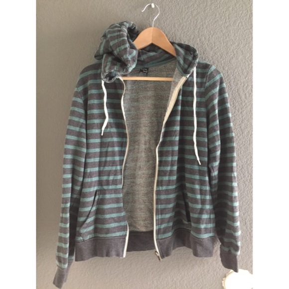 Striped Zip-Up Jacket