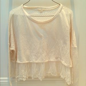 Nordstrom BP Off White Long Sleeve Shirt