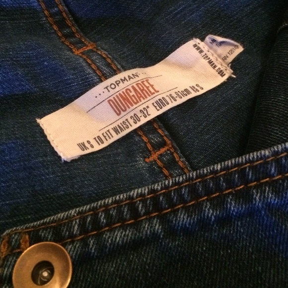 Topshop/topman overalls