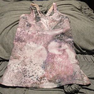 Lululemon tank with mesh back