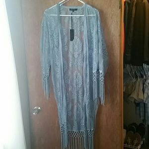 lulus Baby Blue kimono