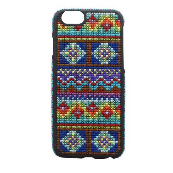 iPhone 6 Case, Blue Aztec Pattern, Xela - Picture 4 of 4