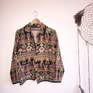 Vintage kilim woven jacket 🧥