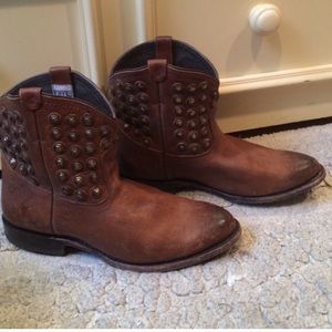 Frye Studded Boots- worn twice!