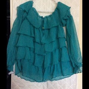 Turquoise Blouse