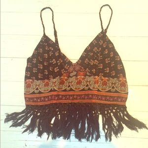 Free People Tassel Bralette
