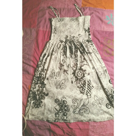 Black and white dress