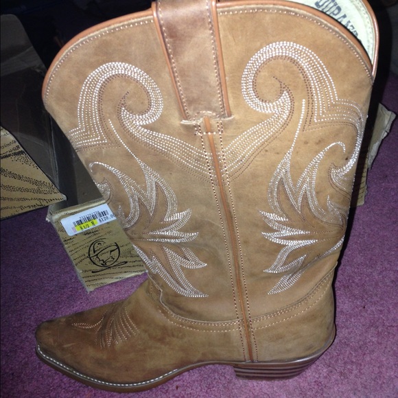 Leather Cowgirl boots / cowboy boots