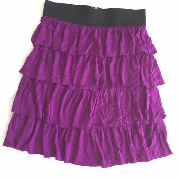 FUSCHIA PURPLE SKIRT