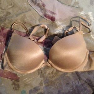 Nude aerie push-up bra