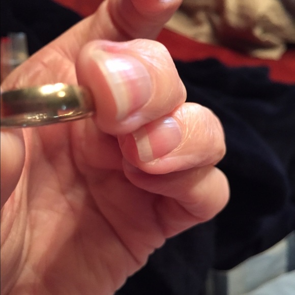 Sterling silver band, pinky