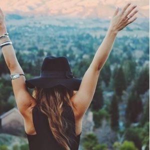 Forever 21 Navy Blue Floppy Hat