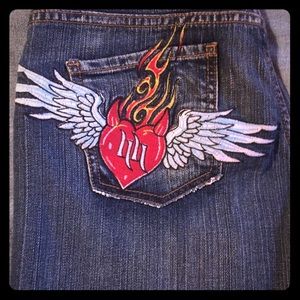 Hart & Huntington Tattoo Jeans
