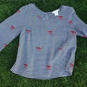 Price ⬇️ Black & white striped unlined blouse