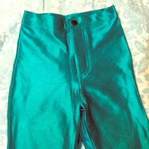 American apparel Disco pants in deep peacock