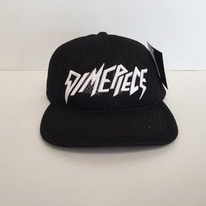 Black mesh baseball cap