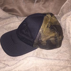 Quicksilver camo SnapBack hat