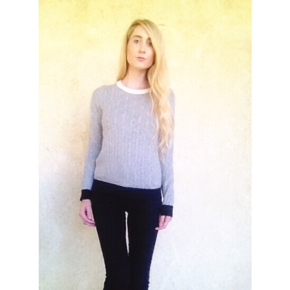 Ann Taylor LOFT gray sweater