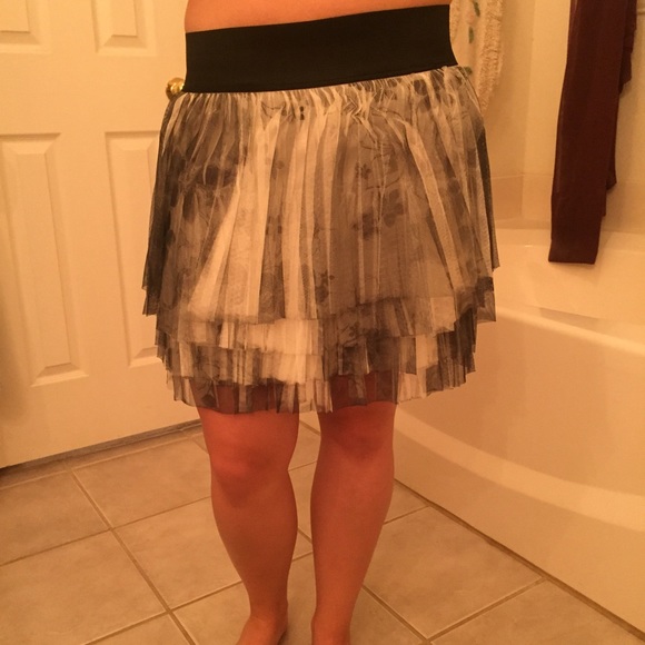 Flowy tule skirt