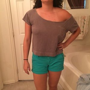 AE off the shoulder crop top