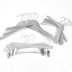 Closet Essentials: Wooden Hangers Set (35)