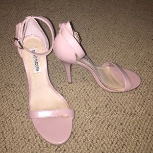 Steve Madden Light Pink/Nude Strappy Heels
