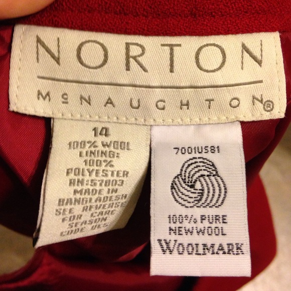 Ankle length red skirt! - Picture 4 of 4