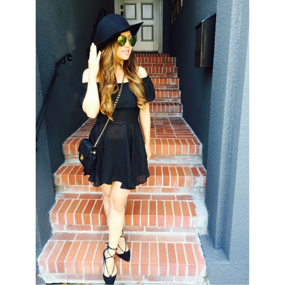 Off the shoulder dress
