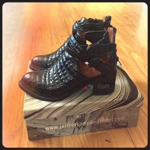 Black Jeffrey Campbell boots