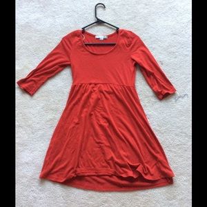 Adorable Red Baby Doll Dress