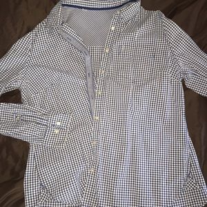 Women's gingham button up
