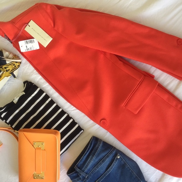 NWT Stella McCartney Bryce wool and cashmere coat - Picture 2 of 4