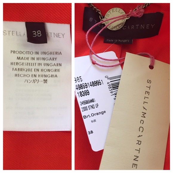 NWT Stella McCartney Bryce wool and cashmere coat - Picture 3 of 4