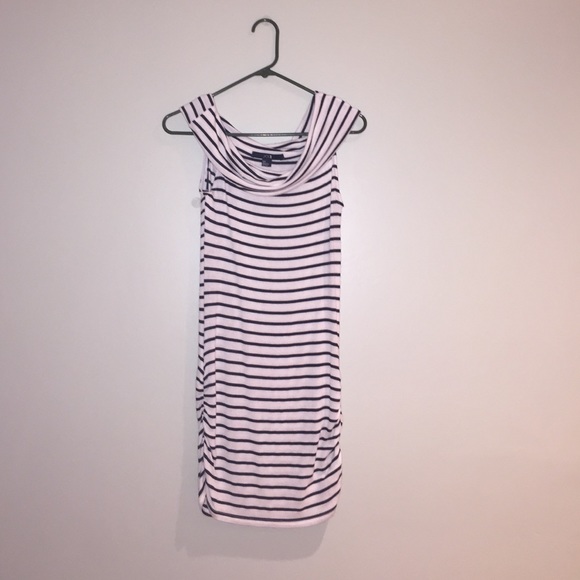 Striped body con dress