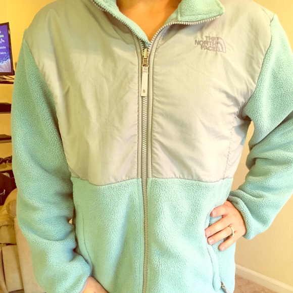 The North Face Jackets & Blazers - Baby Blue && Grey North Face Jacket