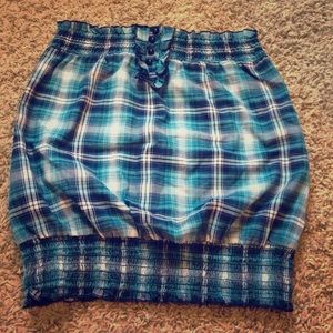 Country girl plaid tank top