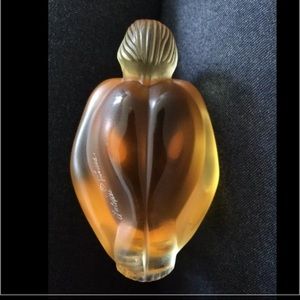 Lalique womens Amber crystal figurine-nude resting