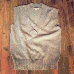 BR brown alpaca sweater vest