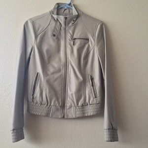 Faux leather jacket