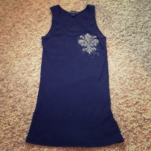 Bejeweled tank top