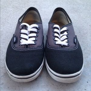 Black/grey Vans