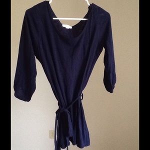 Blue, 3/4 sleeve with belt!